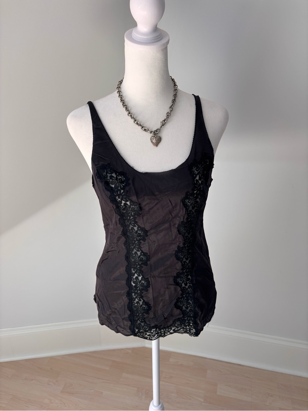Vintage Sheer Lace Camisole 🤎
